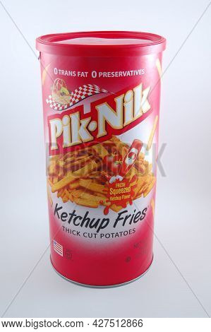 Manila, Ph - July 22 - Pik Nik Ketchup Fries On July 22, 2021 In Manila, Philippines.