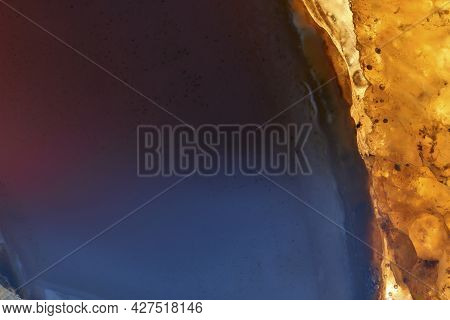 Abstract Purple Crystal Background Marble Shot, Nature Pattern.