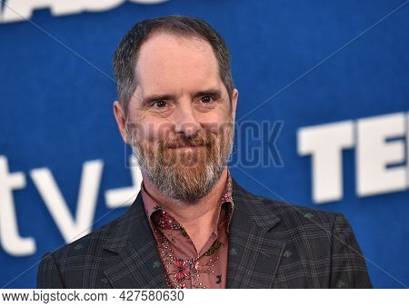 LOS ANGELES - JUL 15: Brendan Hunt arrives for the Ted Lasso Season 2 Premiere on July 15, 2021 in West Hollywood, CA