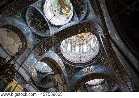 The Temple Inside In New Athos In The Republic Of Abkhazia. May 16, 2021