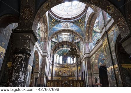 The Temple Inside In New Athos In The Republic Of Abkhazia. May 16, 2021