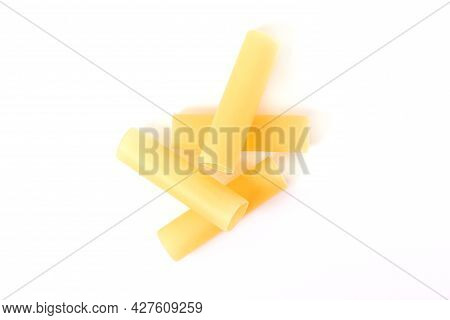 Different Types Of Raw Italian Pasta Close-up