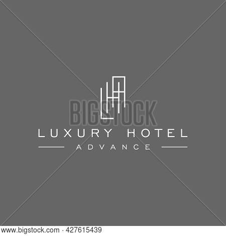Letter Lha Free Logo Vector Stock. Hotel Abstract Design Concept. Can Be Used As A Symbol Related To
