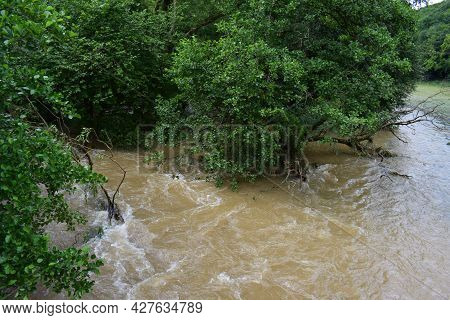 Elz River Flood In July 2021, Normally That River Is Barely One Meter Wide