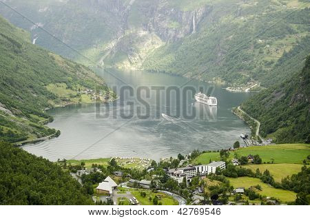 Norge - Hellesylt - Geiranger fjorde-View - Europa rejsedestination
