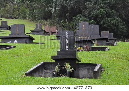Valley of the Temples Memorial Park in Oahu, Hawaii