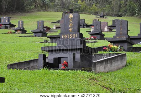 Valley of the Temples Memorial Park in Oahu, Hawaii
