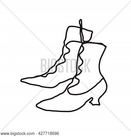Witches Boots. Accessory Of Wickedness. Halloween Holiday