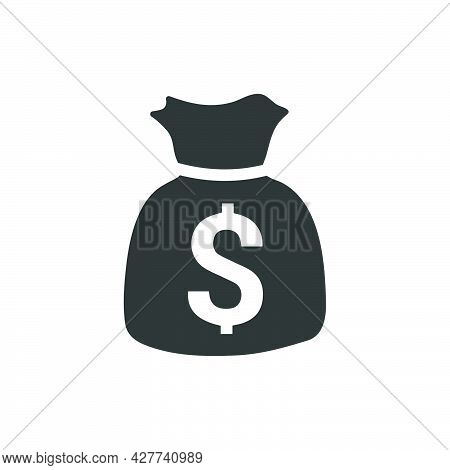 Money Bag Icon. Meticulously Designed Vector Eps File.