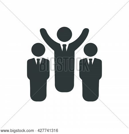 Business Winner Icon. Meticulously Designed Vector Eps File.