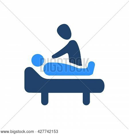 Medical Treatment Icon. Meticulously Designed Vector Eps File.