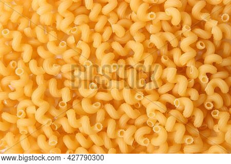 Italian Pasta Background Close Up. Different Types Of Pasta