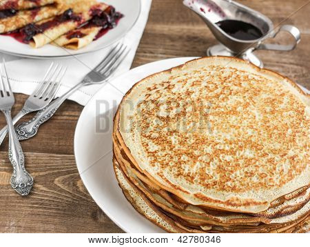 Bunt pannkakor