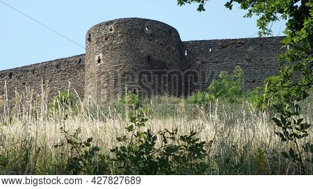 View Of The Fortifications Of The Castle Helfstyn In The Czech Republic.