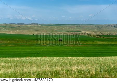 Eco Travel In Georgia In Green Fields And Mountains Tourism