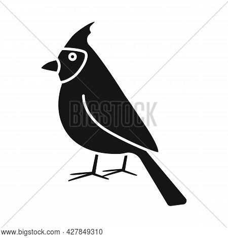 Vector Design Of Cardinal And Red Sign. Collection Of Cardinal And Bird Stock Vector Illustration.