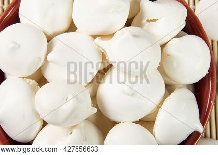 Typical Bakery Sigh, Made In Brazil. Sweet Made From Egg White And Sugar
