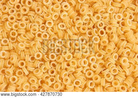 Different Types Of Raw Italian Pasta Close-up