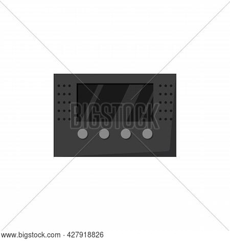 Intercom Or Interphone Device For Security, Flat Vector Illustration Isolated.