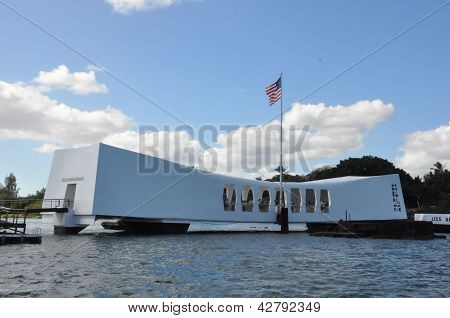 USS Arizona Memorial in Oahu, Hawaii