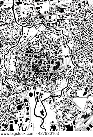 Map Of The City Of Braunschweig, Germany