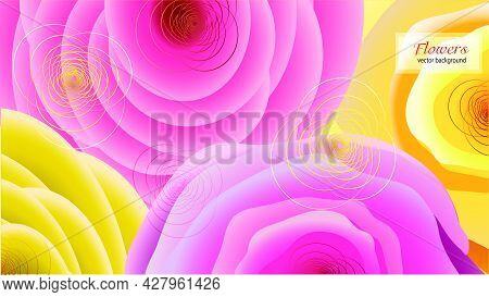 Bright Abstract Backdrop With Stylized Colors. Positive And Happy . The Combination Of Vitamin Shade