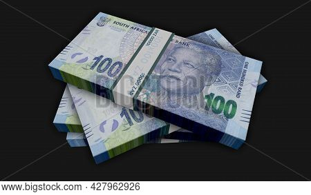 South Africa Rand Money Banknotes Pack Illustration