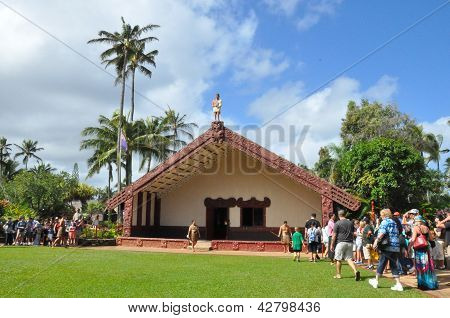 Polynesian Cultural Center in Laie, Oahu, Hawaii