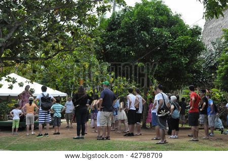 Polynesian Cultural Center in Laie, Oahu, Hawaii