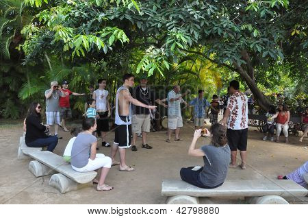 Polynesian Cultural Center in Laie, Oahu, Hawaii