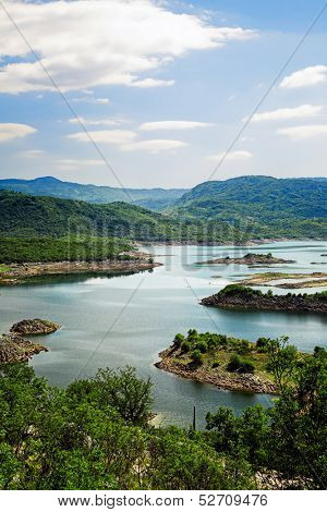 Lake Slansko in Montenegro