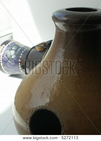 Udu keramik och Djembe Mini fingrar trumma