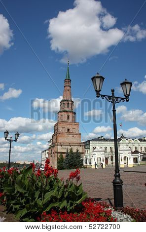 Suyumbike tower in the Kazan Kremlin. Russia