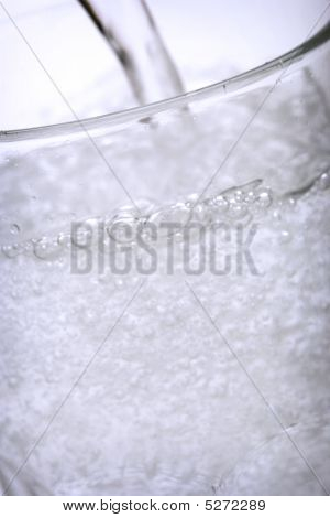 water in glass