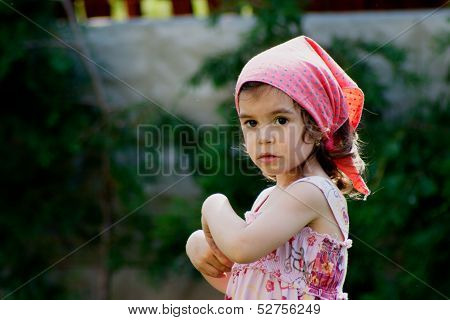 Cute Little Girl Portrait