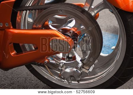 Back Part Of Motorcycle