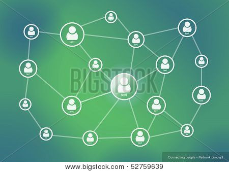 Connecting People - Network Concept