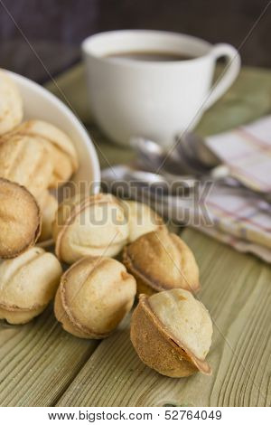 Coffee And Cookies On The Table