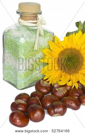 Bath Salt, Chestnuts And Sunflower