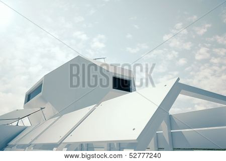 Independent modular futuristic building