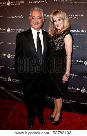 NEW YORK- OCT 22:  President of Broadcast Music, Inc. Del Bryant (L) and Randi Rahm attend the T.J. Martell Foundation's 38th Annual Honors Gala at Cipriani's on October 22, 2013 in New York City. 