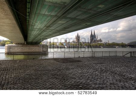 Cologne From Under The Deutzer