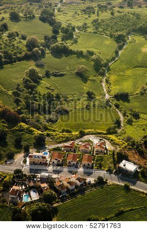 Aerial View Of Residential Area
