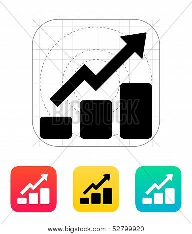 Graph up icon.