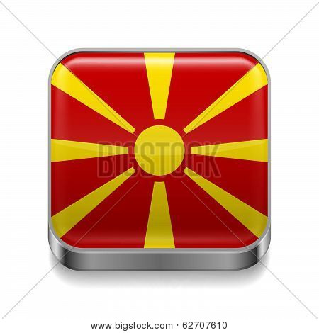 Metal  icon of Macedonia