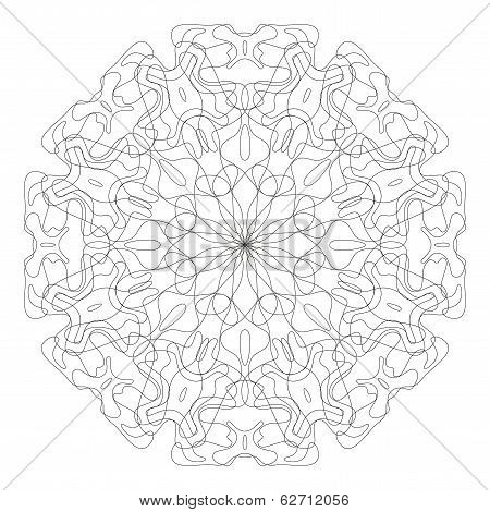 Abstract monochrome pattern