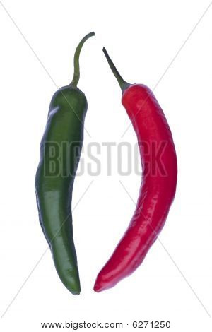 Green  Red Chilies