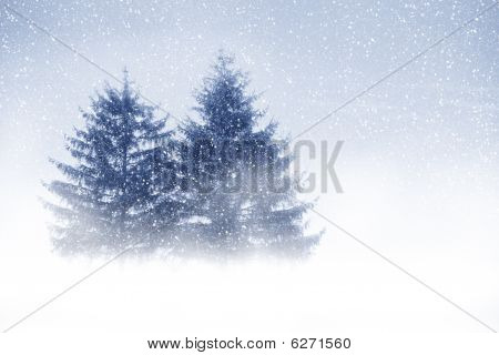 Snowing