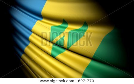 Flagge von Saint Vincent und den Grenadinen