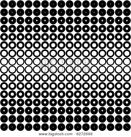 Bianco e nero Dots Pattern